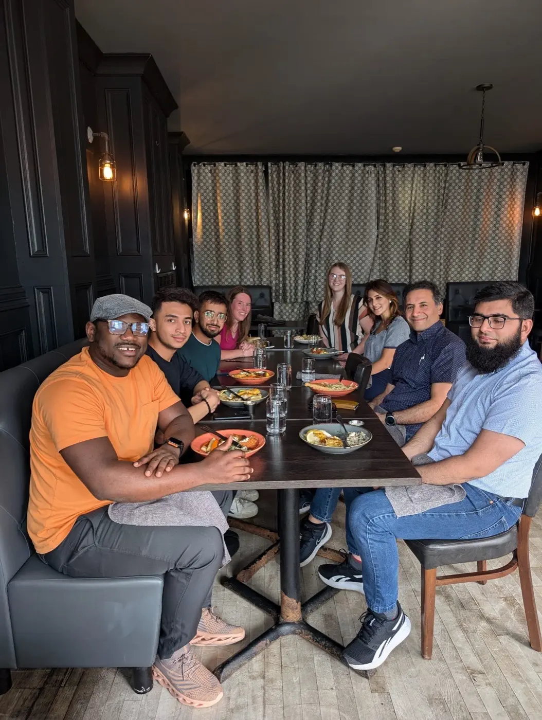 SLPS Lab lunch with Prof. Ghader Manafiazer